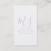 スプリンクルズベーカリーパステル名刺 名刺 (裏面)