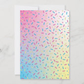 スプリンクルズ紙吹雪ベビースプリンクルシャワー 招待状 (裏面)