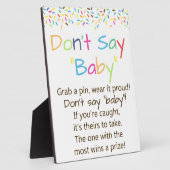 スプリンクルドサイベビーゲーム フォトプラーク (側面)