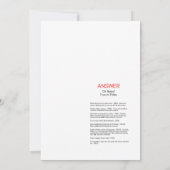 スプリンクルベイビーシャワー - 編集可能な名前、5x7 招待状 (裏面)