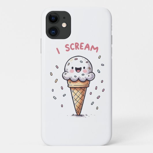 スプリンクル付きアイスクリームコーン Case-Mate iPhoneケース (裏面)