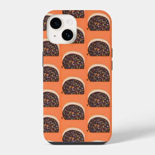 スプリンクル付きドーナツ iPhoneケース (裏面)