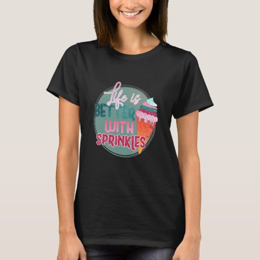 スプリンクル付き Tシャツ (正面)