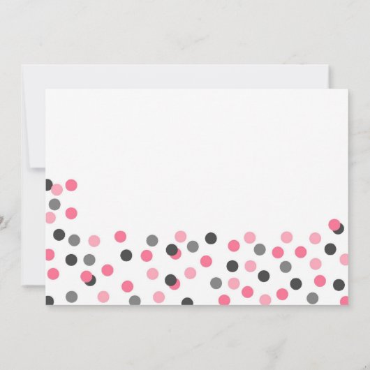 スプリンクル招待状 招待状 (裏面)