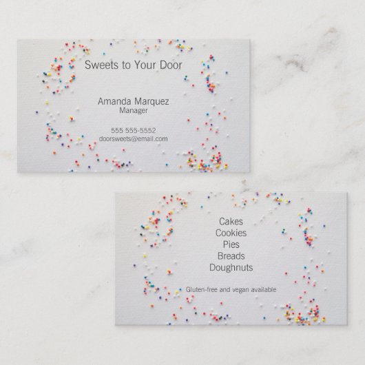 スプリンクル 名刺 (正面/裏面)