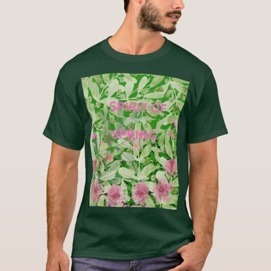 スプリングにおこしやす Tシャツ (正面)