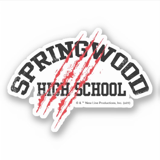 スプリングウッド高校 シール (正面)