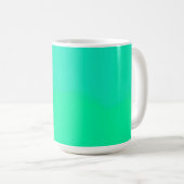 スプリンググリーン グラデーション コーヒーマグカップ (正面右)
