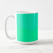 スプリンググリーン グラデーション コーヒーマグカップ (左)