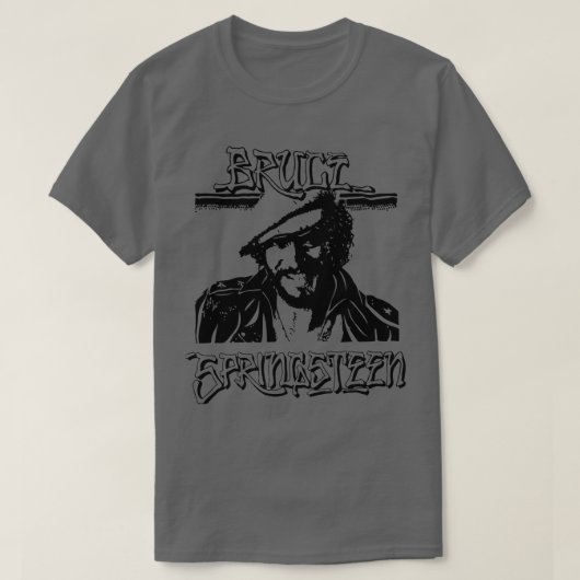 スプリングスティーン1970年代のバナー Tシャツ (デザイン正面)