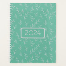 スプリングス：ミントグリーン葉に手でスケッチした