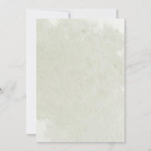 スプリングタイエレガントム赤面ピンクフローラブライダルシャワー 招待状 (裏面)