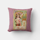 スプリングタイムアールヌーボー装飾用クッション クッション (正面)