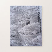 スプリングタイムインウィスコンシン雪のシーンパズル ジグソーパズル (縦)