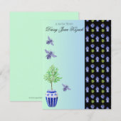 スプリングタイムインバックリーベリーフラットノート ノートカード (正面/裏面)