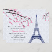 スプリングタイムインパリ招待状 招待状 (正面/裏面)