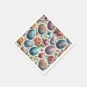 スプリングタイムウォーターカラーイースターエッグナプキンス スタンダードカクテルナプキン (角)