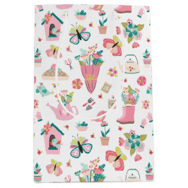 スプリングタイムガーデン ミディアムペーパーバッグ