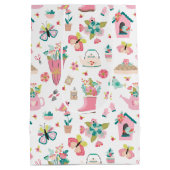 スプリングタイムガーデン ミディアムペーパーバッグ (裏面)