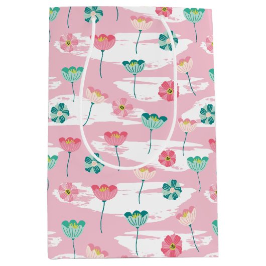 スプリングタイムガーデン ミディアムペーパーバッグ (正面)