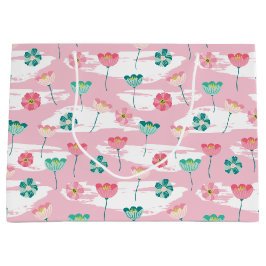 スプリングタイムガーデン ラージペーパーバッグ