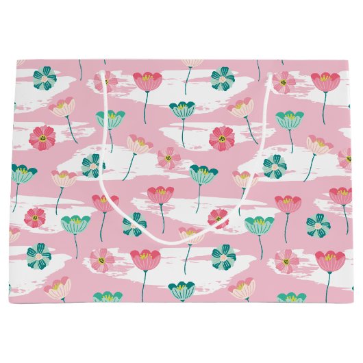 スプリングタイムガーデン ラージペーパーバッグ (正面)