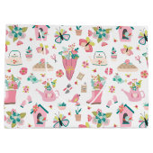 スプリングタイムガーデン ラージペーパーバッグ (裏面)