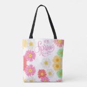 スプリングタイムキャンバストートバッグ トートバッグ (裏面)