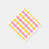 スプリングタイムギンガム スタンダードカクテルナプキン (角)