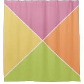 スプリングタイムシャーベアーガイルット シャワーカーテン (正面)