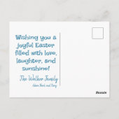 スプリングタイムジョイ&イースター恵み ポストカード (裏面)