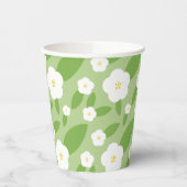 スプリングタイムジンガム&開花ベビーシャワーテーマ 紙コップ (左)