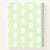 スプリングタイムテクシー勇気付けられるノート ノートブック (裏面)