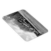 スプリングタイムトレインエンジンB&W土産冷蔵庫 マグネット (右側)