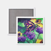 スプリングタイムバタフライ冷凍機磁石 マグネット (正面/裏面)