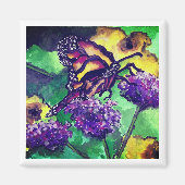 スプリングタイムバタフライ冷凍機磁石 マグネット (正面)