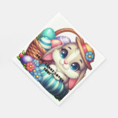 スプリングタイムバニーブリス スタンダードランチョンナプキン (角)