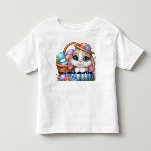 スプリングタイムバニーブリス トドラーTシャツ (正面)