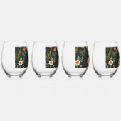 スプリングタイムバニー魔法飲み物用品セット ステムなしワイングラス (右)