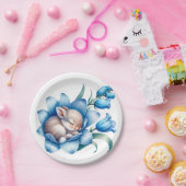 スプリングタイムバンニーズ紙プレート ペーパープレート (パーティー)