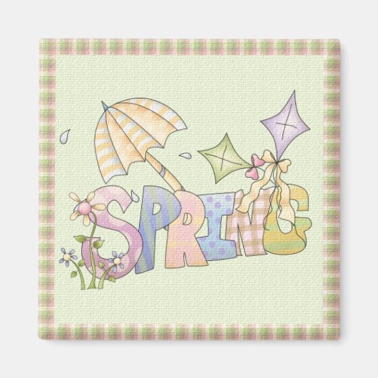 スプリングタイムパステルズマグネット マグネット (正面)