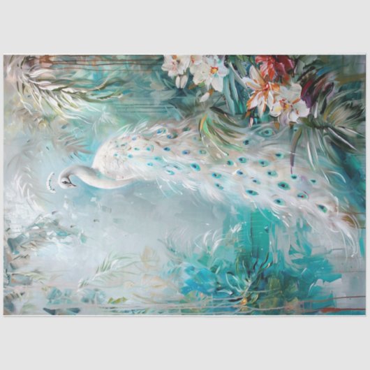 スプリングタイムピーコック 薄葉紙 (正面)