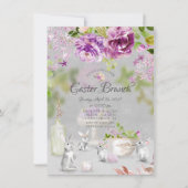 スプリングタイムピーニーズバニーフローライースターブランチ 招待状 (正面)