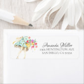 スプリングタイムファッションガール差出人住所 ラベル (インサイチュ)