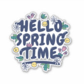 スプリングタイムフォローズ引用文 シール (正面)