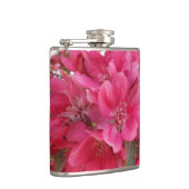 スプリングタイムフラワービニール包まれたフラスコ フラスク (右)