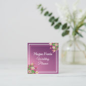 スプリングタイムフローラデザイン スクエア名刺 (スタンド正面)