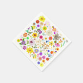 スプリングタイムフローラ調和 スタンダードカクテルナプキン (角)