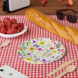 スプリングタイムフローラ調和 ペーパープレート