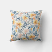 スプリングタイムブルースと開花装飾用クッション クッション (裏面)